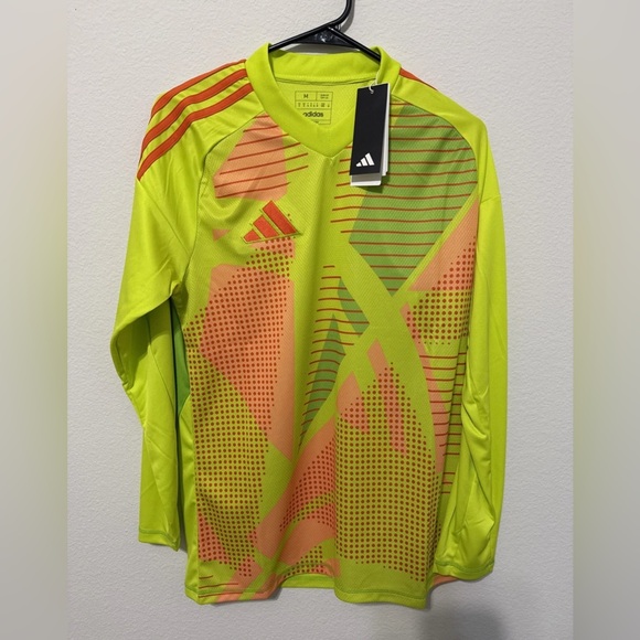 Adidas IU0291 T24 Goalkeeper Slim Fit Men's Soccer Jersey Size M - Picture 1 of 5